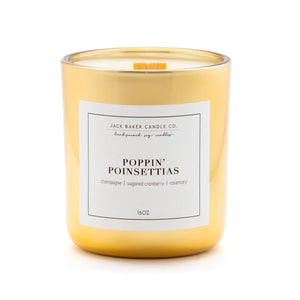 Poppin' Poinsettias Candle by Jack Baker