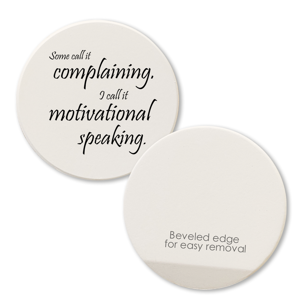 Motivational Speaking Car Coasters